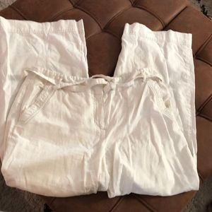 Loft wide Leg Linen Pants